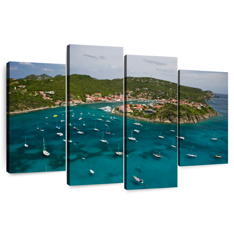 Keesha St Barts Sailboats, 42" H x 68" W