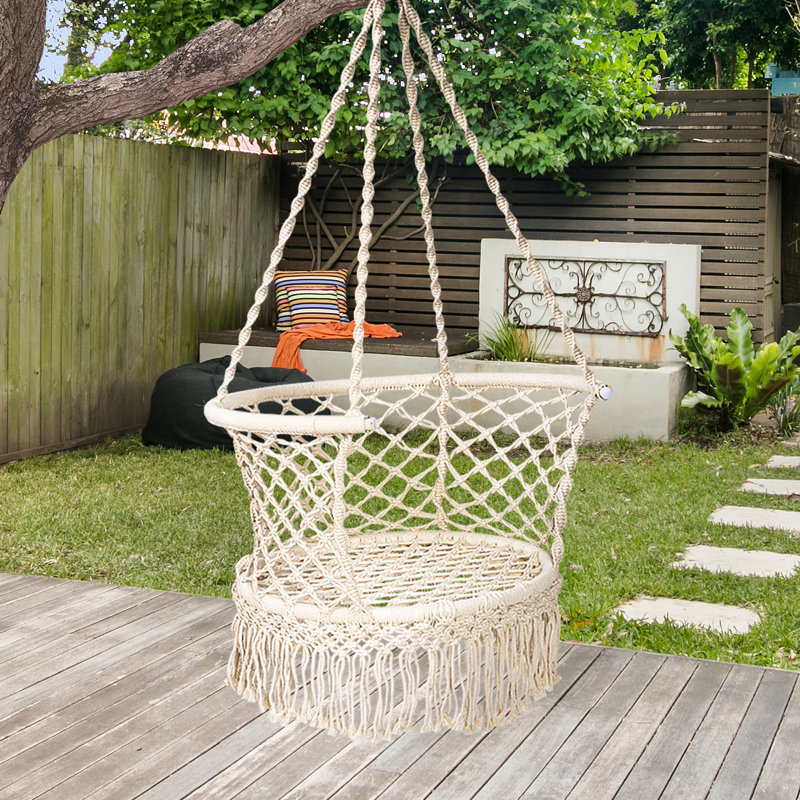 Earleen Hanging Chair, White