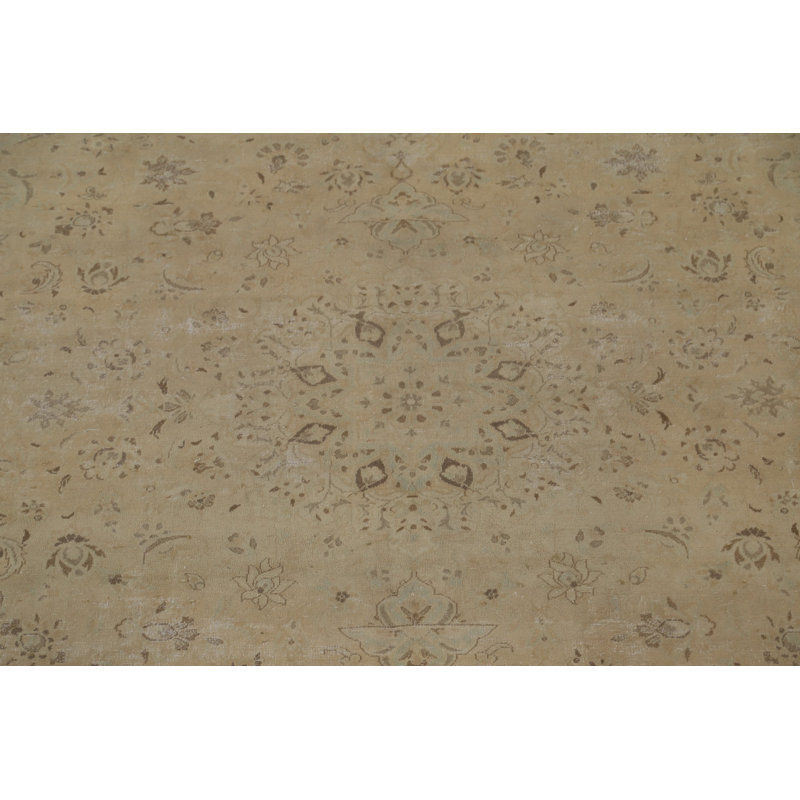 Grand tapis traditionnel rétro 11 x 15