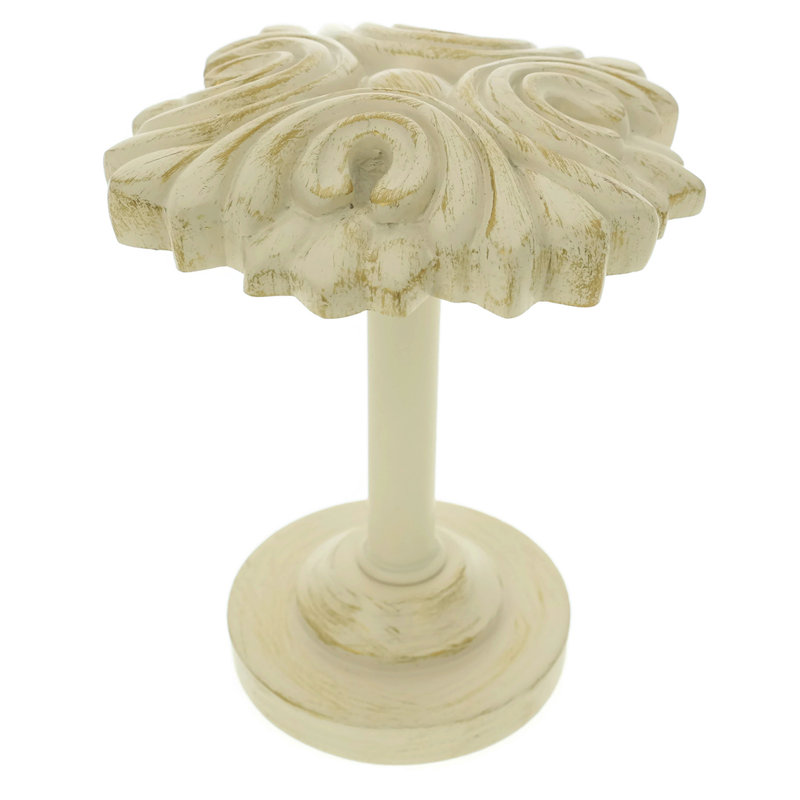 Retenue de rideau Beltran Drapery Medallion, Blanc doré de France