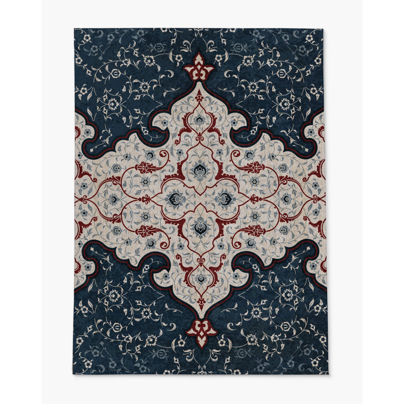 Tapis pour chaise rectangulaire à poils courts Belle, L 36 po x L 60 po, Gris ardoise