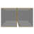 Nbarthome Gray Polyester Side Wall