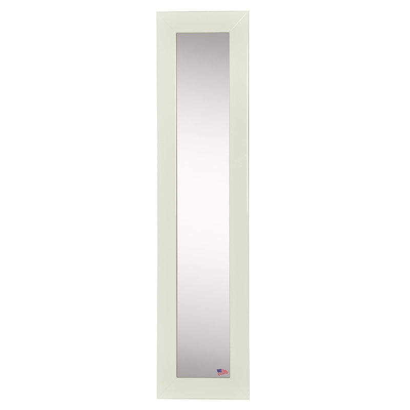 Scioli Wood Flat Wall Mirror, 37.5" H x 9.5" W
