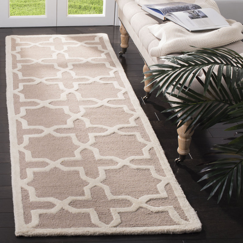 Tapis en laine touffeté à la main igna, Tapis de couloir 2 pi 6 po x 8 pi