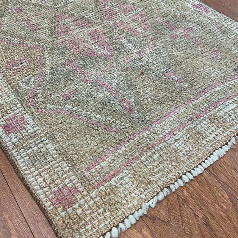 Bungalow Rose Handmade Turkish Oushak Wool Runner