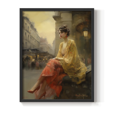 Reproduction encadrée WOMEN Series CDxxxix - bois massif