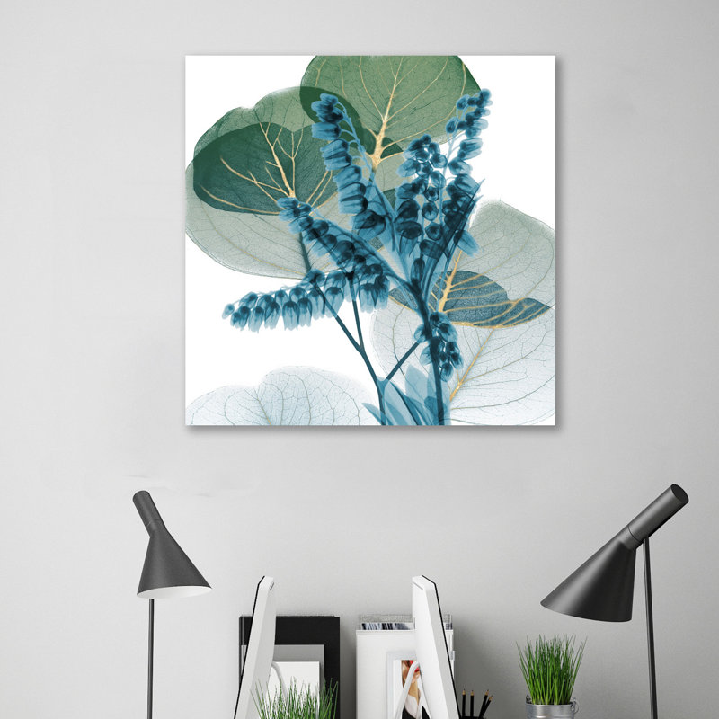 " Golden Lilly Of Eucalyptus 2 ", 12" H x 12" W