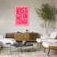 «Kiss Me In French Abstract Modern Modern», reproduction d'art murale-129899431