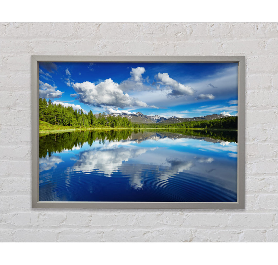 Ripples in the Ocean View - Single Picture Frame Kunstdrucke auf Leinwand