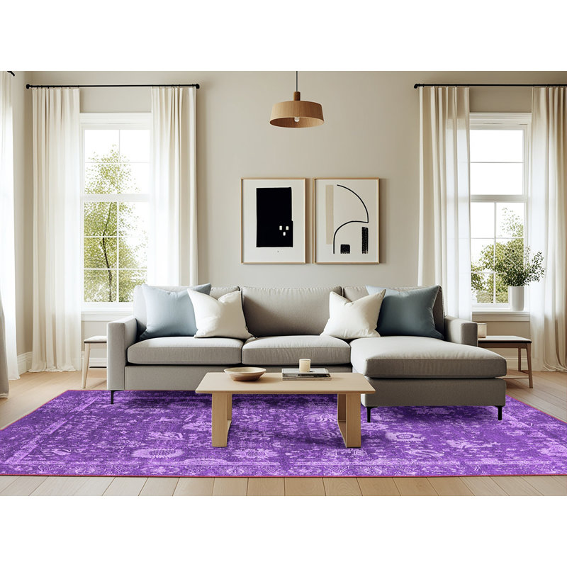 Oriental Indoor Rug, Rectangle 6' x 9'