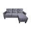 Ollice 3 Seater Velvet Sofa & Chaise-463028570