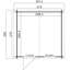 Lasita Nina 275 - 10 x 10 Ft. Summerhouse With Single Glazing (28mm)-1550746009