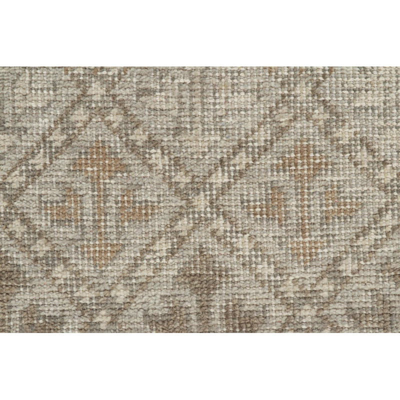 Distressed Homage Handmade Kilim Wool Geometric Area Rug, Rectangle 10' x 14'