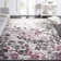 Makeba Floral Ivory/Gray/Purple Area Rug