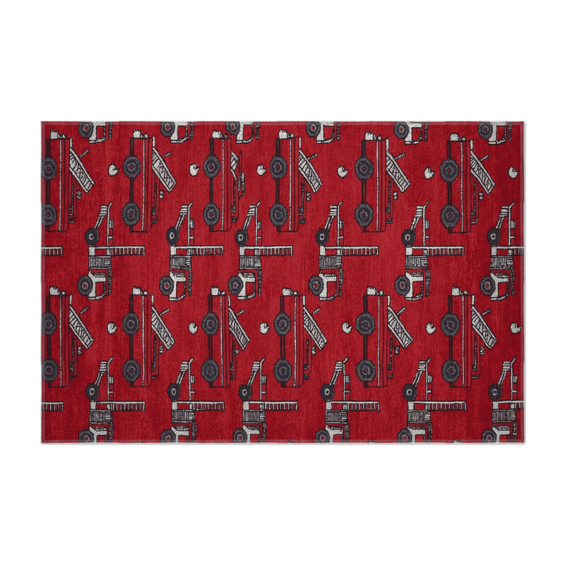 Tapis rouge intérieur et extérieur Transport, Rectangle 5 pi x 7 pi