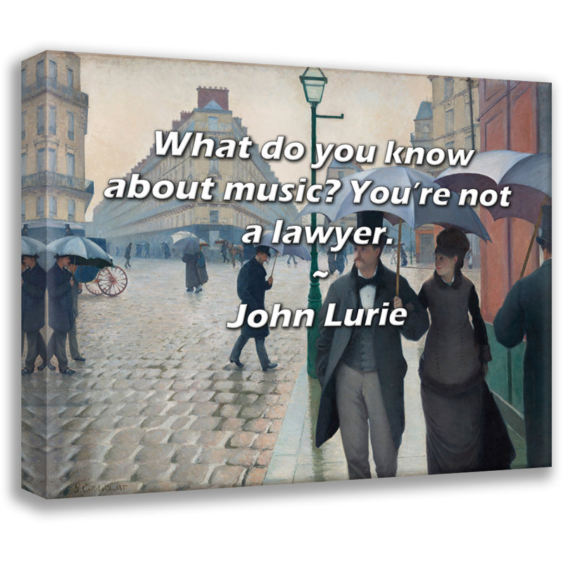 «Artsy Quote» par John Lurée, toile tendue avec châssis