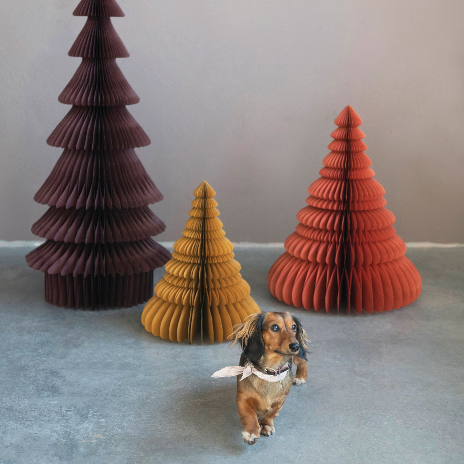 Paper Honeycomb Tabletop Tree Set