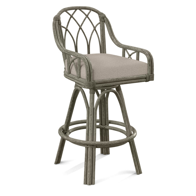 Tabouret de comptoir pivotant 24 po Edgewater, Pierre grise, Tabouret de comptoir (siège d'une hauteur de 24 p