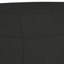  Ensemble de canapé en tissu noir (100% polyester), métal, textilène, contreplaqué