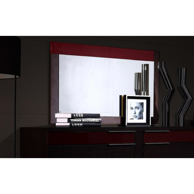Chou Wood Wall Mirror