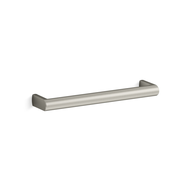 Poignée barre 7 "de Composants Elements, Nickel brossé éclatant