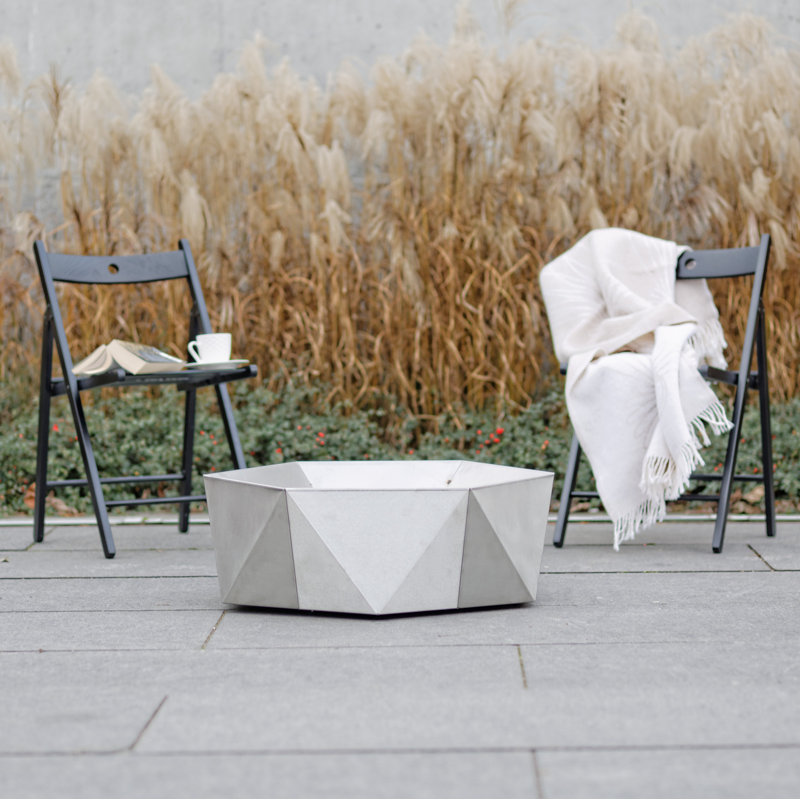 Hexagon Stainless Steel Fire Pit