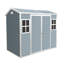 8X4ft Resin Outdoor Storage Shed With Two-Window And Double-Door-112833778