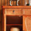 Banc de rangement pour chaussures en bois brun
