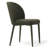 5-Piece Dining Table Set For 4,Round Pedestal Table With Upholstered Dining Chairs-306383245