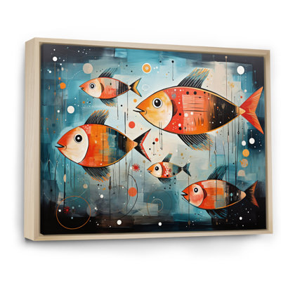 " Minimalism Fish Collages II "