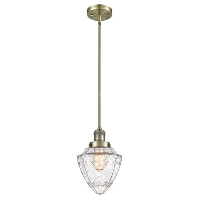 Franklin - Kymeshia - Mini-luminaire suspendu à tige 7 po 1 lumière - Ampoule non incluse 