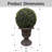 24'' Faux Boxwood Plant in Composite Pot