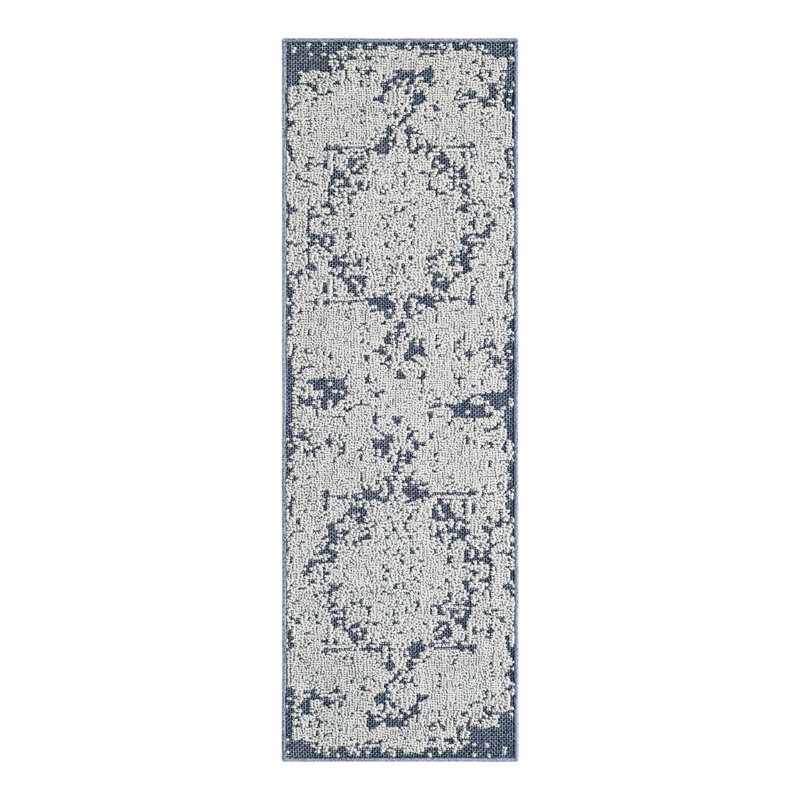 Indoor/Outdoor Traditional Area Rug, Runner 2' x 6'1"