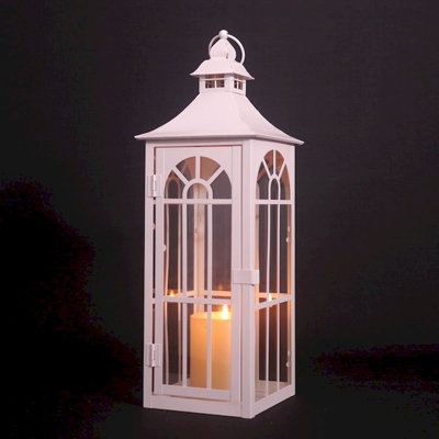 18'' H Metal Tabletop Lantern