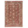 Alythia Machine Woven Polyester Area Rug in Red/Beige/Blue