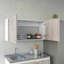Armoire murale, deux tablettes, porte double-285861659