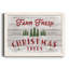 «Farm Fresh Christmas Trees», reproduction d'art textuel sur toile-253441187-253441198