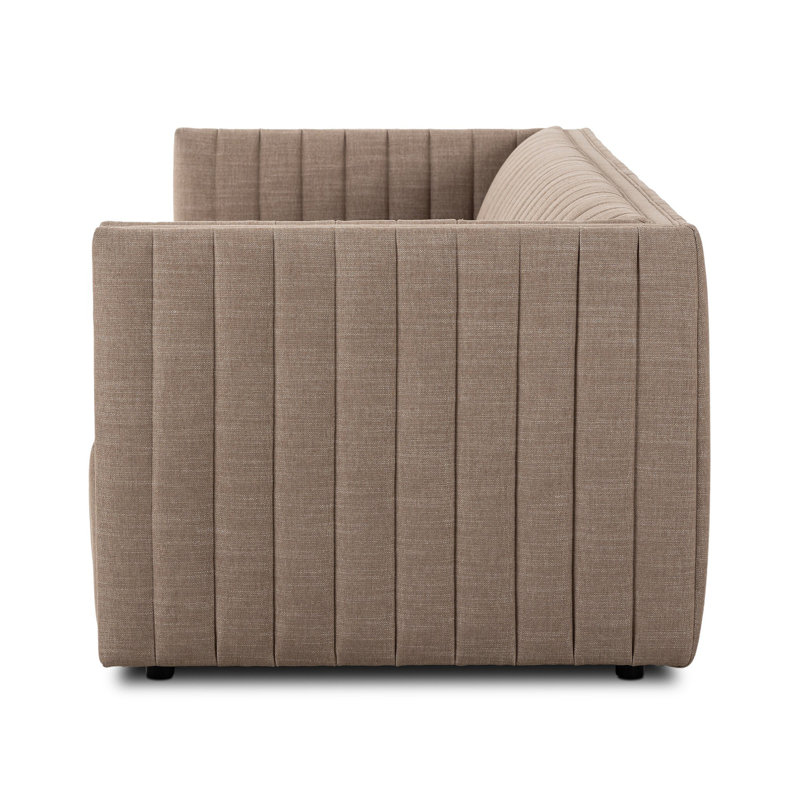 Augustine 97" Sofa, 26.5" H x 88" W x 35" D, Crypton Nomad Taupe