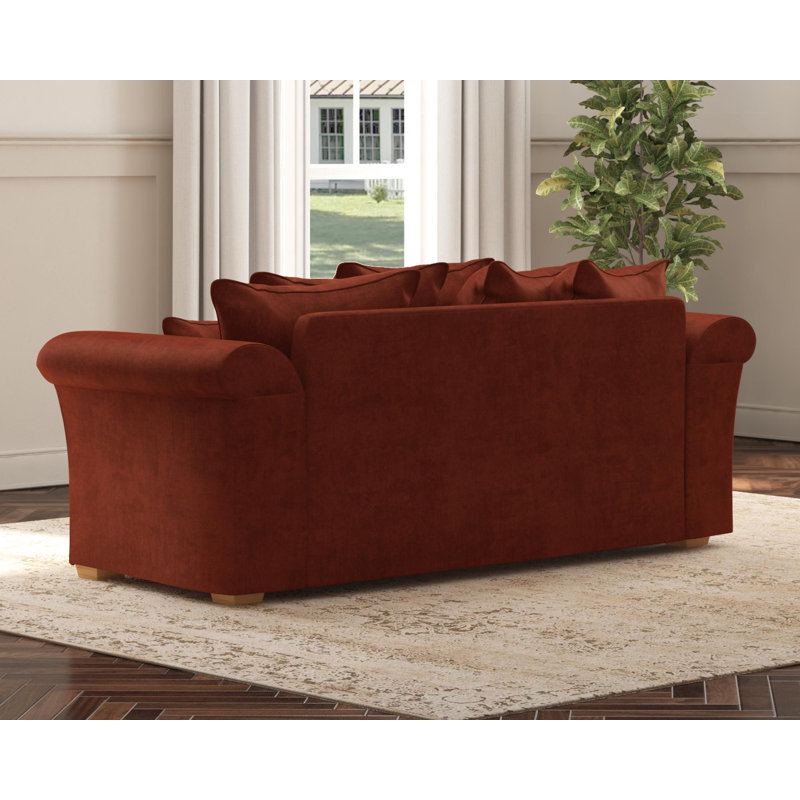 Castleacre Three Seater, Scatter Back, Marmalade