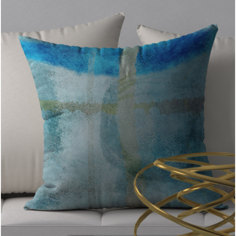 Housse de coussin carrée pure Bounce, 18" x 18"