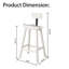 Tabouret de bar 28,74 po Pelemon-1072220215