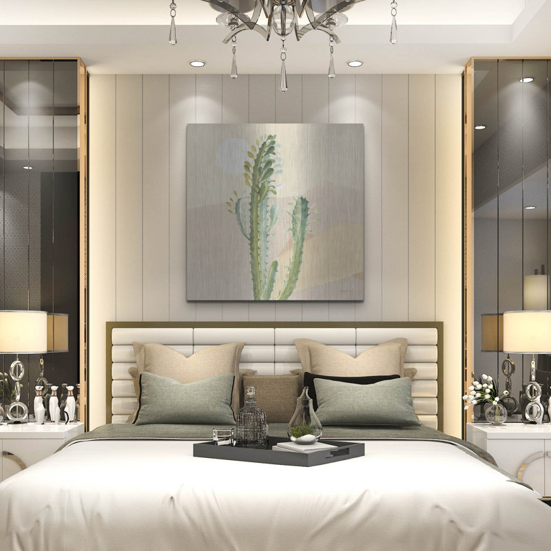 Union Rustic «Desert Greenhouse 2» par Danhui Nai, art mural en métal, H 36 po x l 36 po