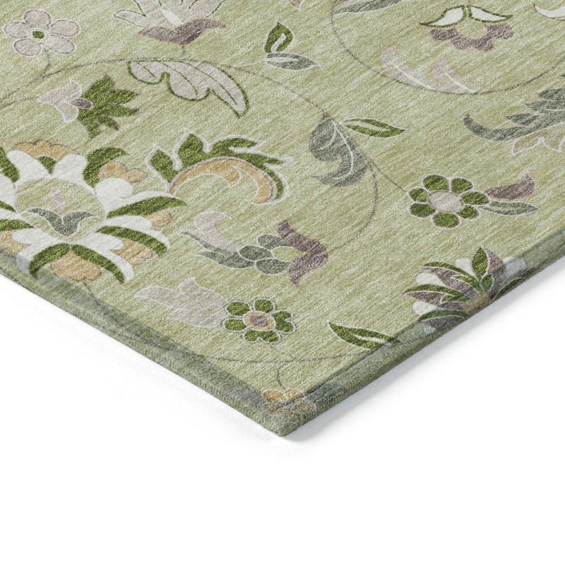 Tapis intérieur / extérieur ACY1006 Aloès, Tapis de couloir 2 pi 3 po x 7 pi 6 po