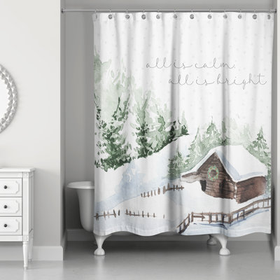 Aadhith Shower Curtain with Hooks Included