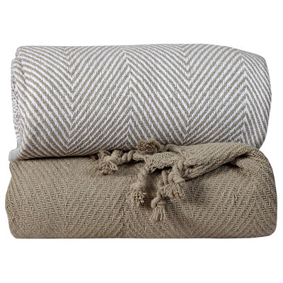  Jeté luxueux 100% coton