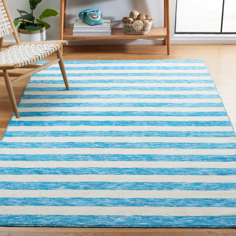 Claymore Easy Care Performance Machine Washable Striped Rug, Rectangle 4' x 6'