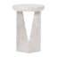 Voile Outdoor Triangular Side Table