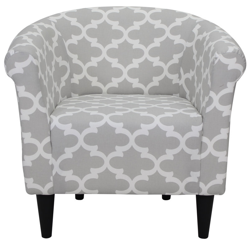 Cayeman Upholstered Barrel Chair