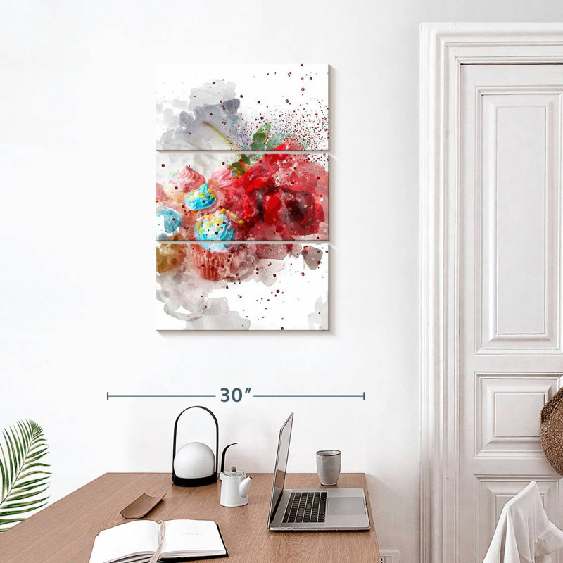 Harnek Cupcake Rose, 32" H x 20" W