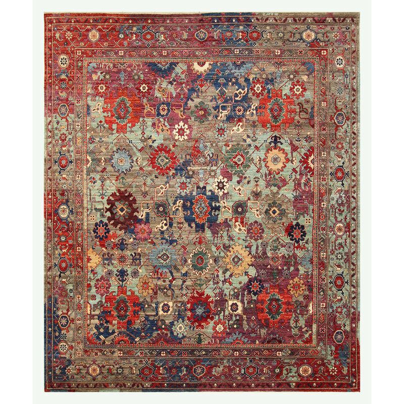 Hand Knotted Wool Oriental Indoor Rug